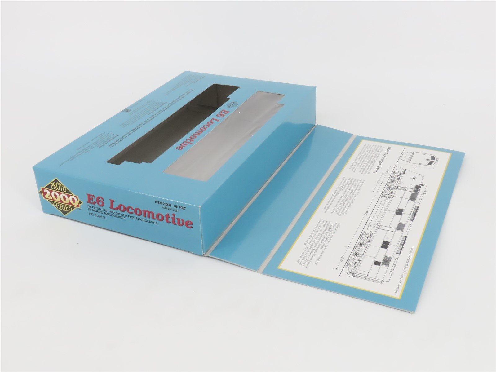 HO Scale Proto 2000 UP Union Pacific E6 A/B Diesel Locomotive Set