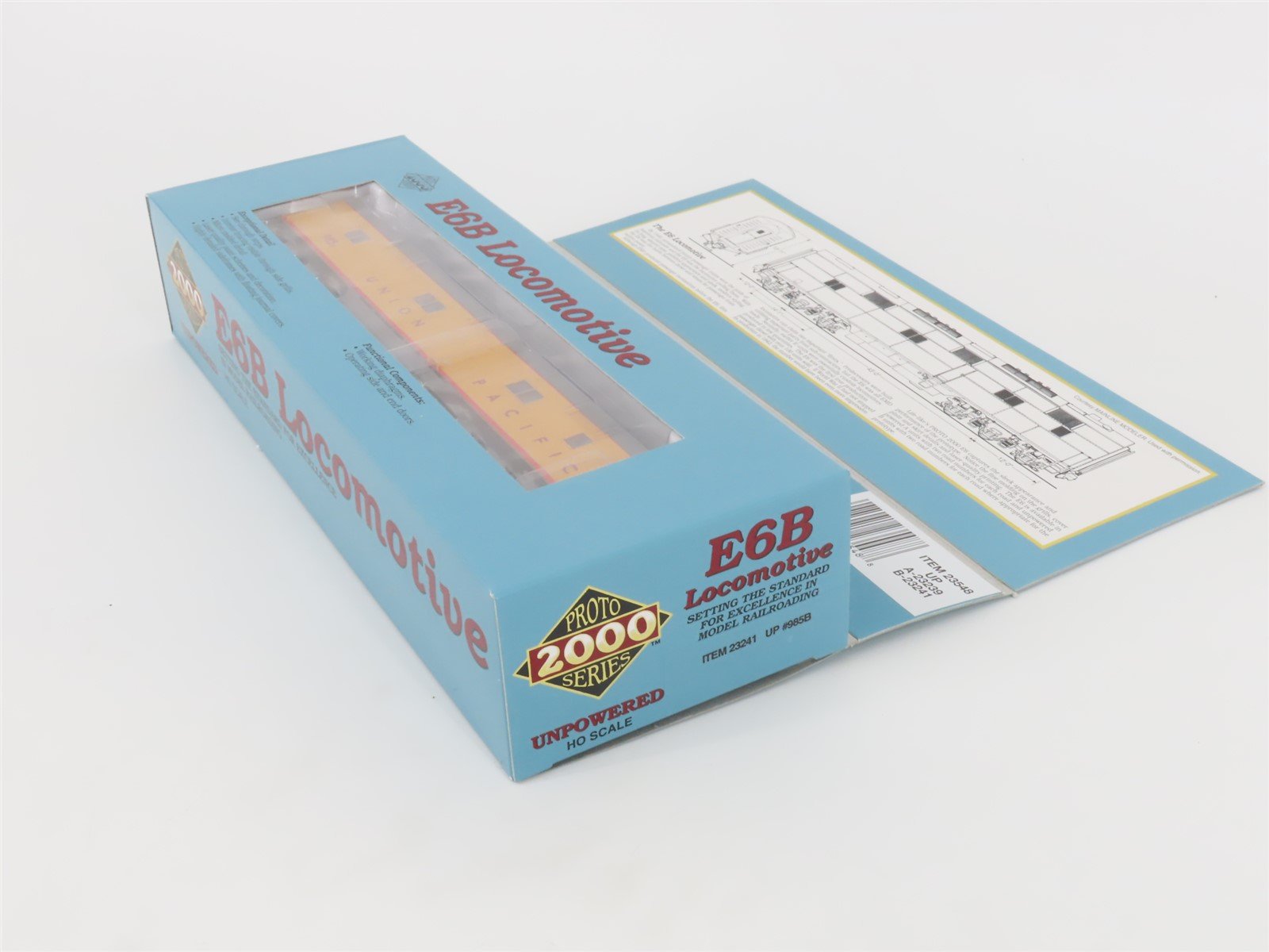 HO Scale Proto 2000 UP Union Pacific E6 A/B Diesel Locomotive Set