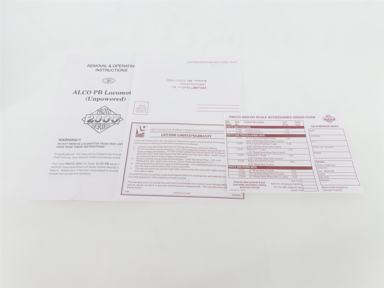 HO Scale Proto 2000 21620 NYC New York Central PB Diesel #4301 UNPOWERED