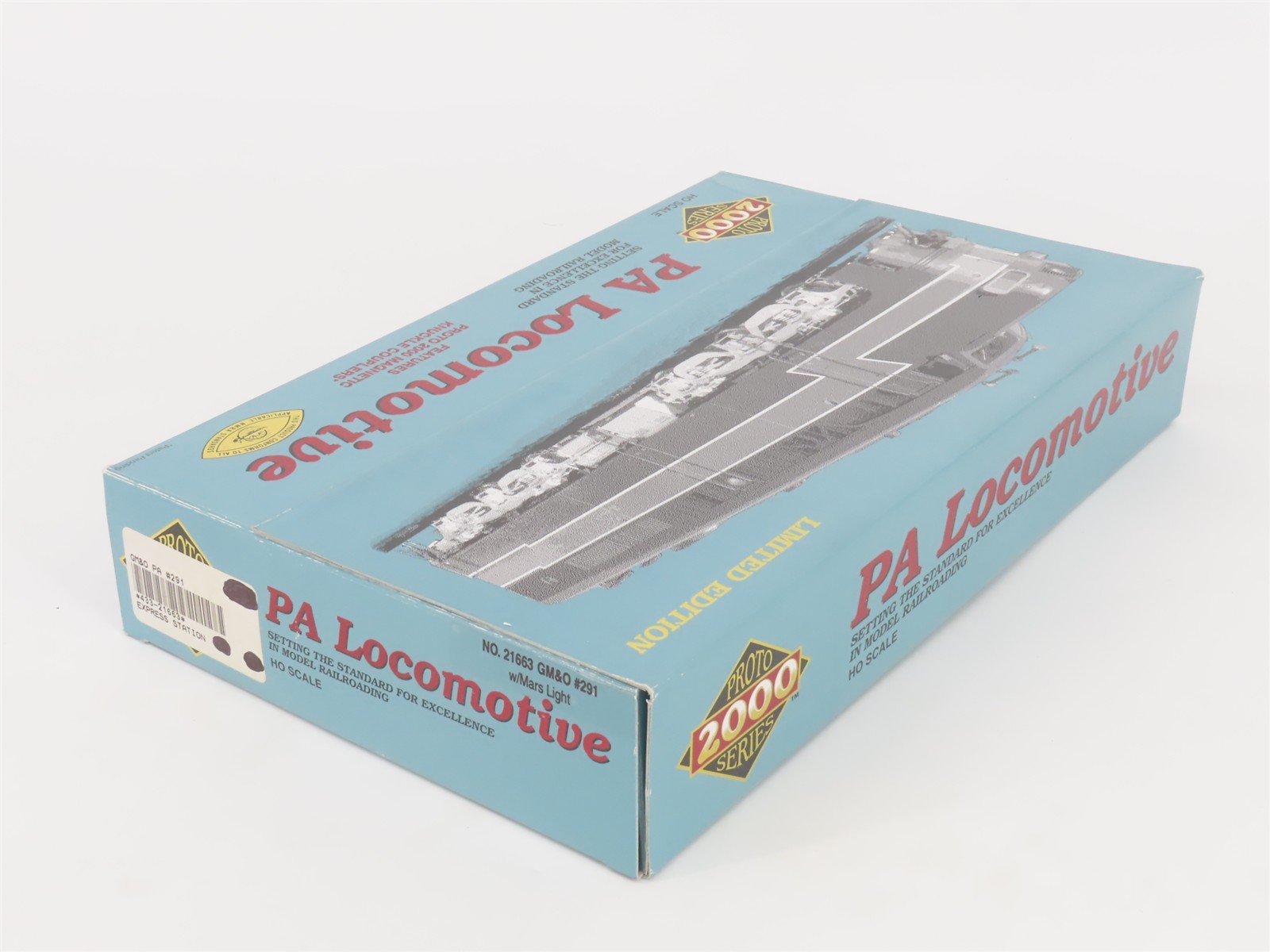 HO Scale Proto 2000 21663 GM&O Gulf Mobile & Ohio PA Diesel Locomotive #291