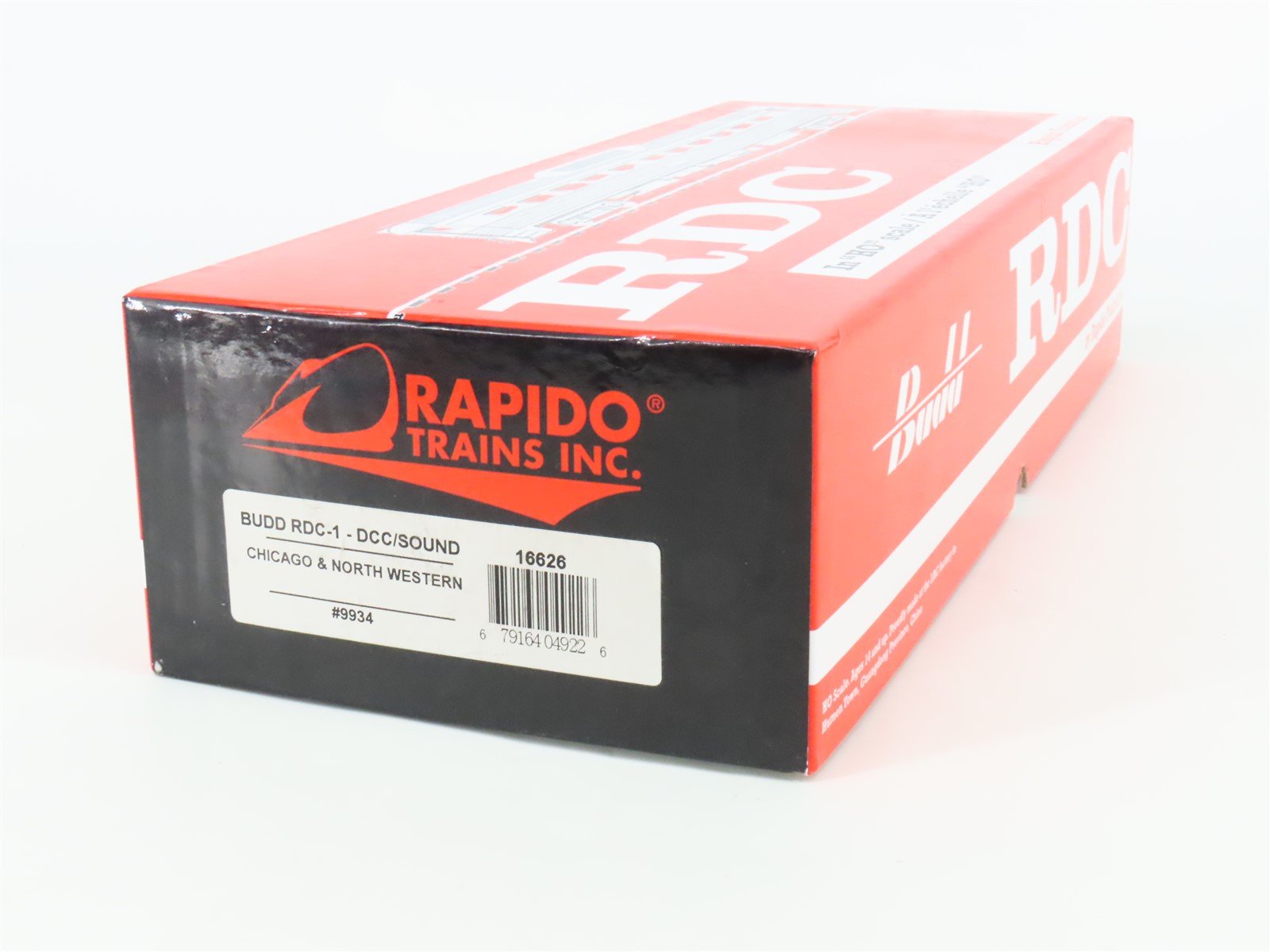 HO Scale Rapido 16626 CNW Railway Budd RDC-1 Diesel Railcar #9934 w/DCC & Sound