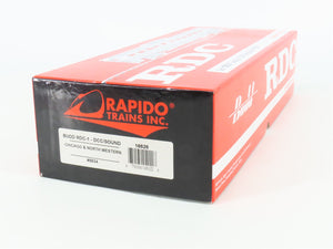 HO Scale Rapido 16626 CNW Railway Budd RDC-1 Diesel Railcar #9934 w/DCC & Sound