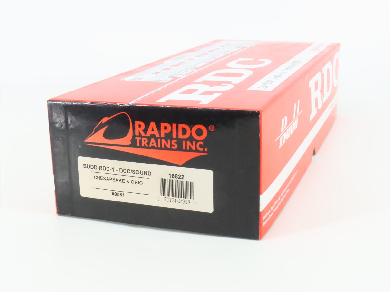 HO Scale Rapido 16622 C&O Railway Budd RDC-1 Diesel Railcar #9061 w/DCC & Sound