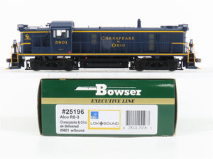 HO Scale Bowser 25196 C&O Chesapeake & Ohio RS3 Diesel Loco #5601 wDCC & Sound