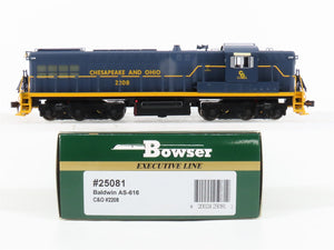 HO Scale Bowser 25081 C&O Chesapeake & Ohio AS616 Diesel Locomotive #2208