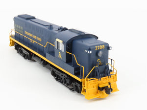 HO Scale Bowser 25081 C&O Chesapeake & Ohio AS616 Diesel Locomotive #2208