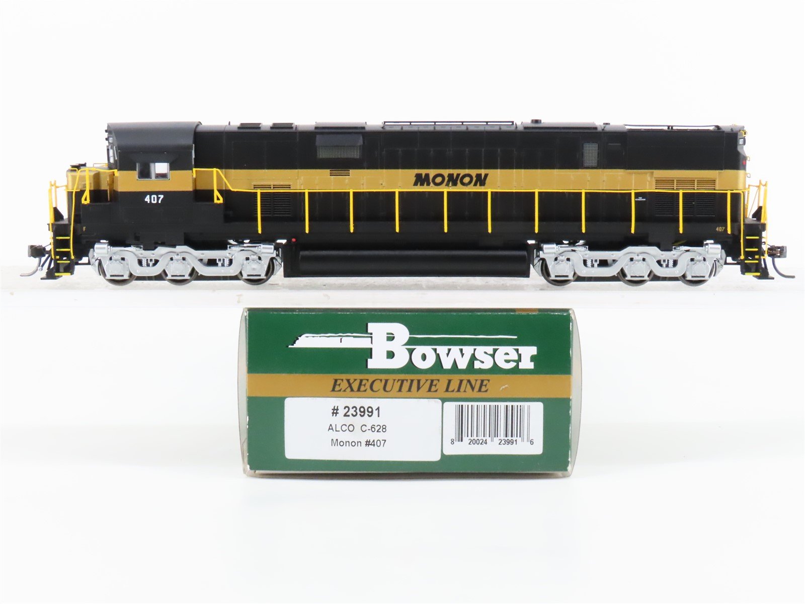 HO Scale Bowser 23991 Monon C628 Diesel Locomotive #407 wDCC & Sound