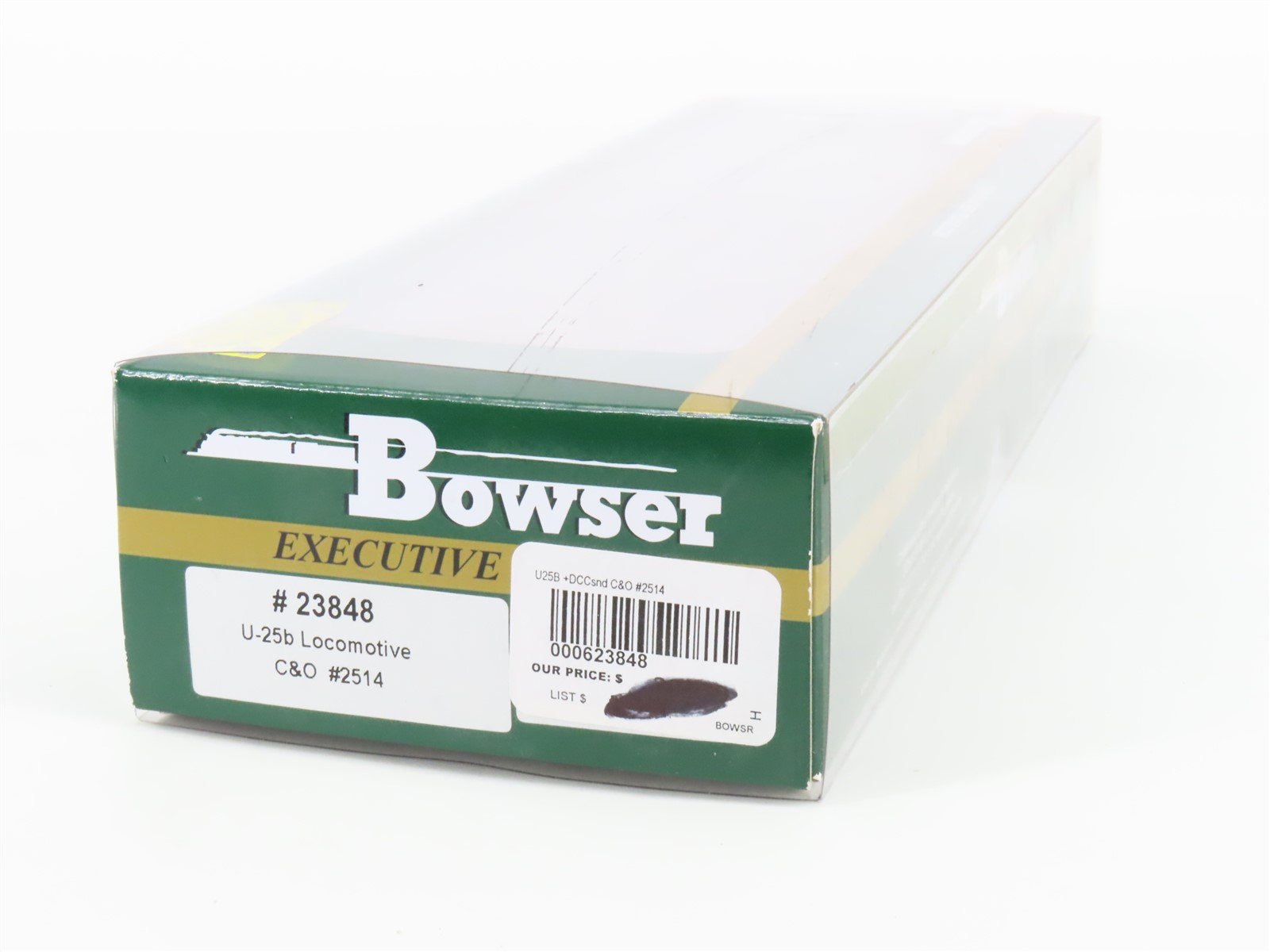 HO Scale Bowser 23848 C&O Chesapeake & Ohio U25B Diesel Loco #2514 wDCC & Sound