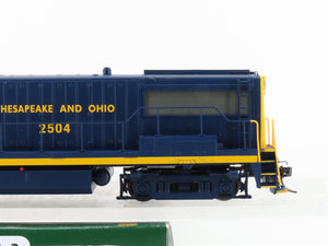 HO Scale Bowser 23847 C&O Chesapeake & Ohio U25B Diesel Loco #2504 wDCC & Sound