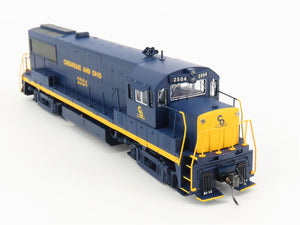 HO Scale Bowser 23847 C&O Chesapeake & Ohio U25B Diesel Loco #2504 wDCC & Sound