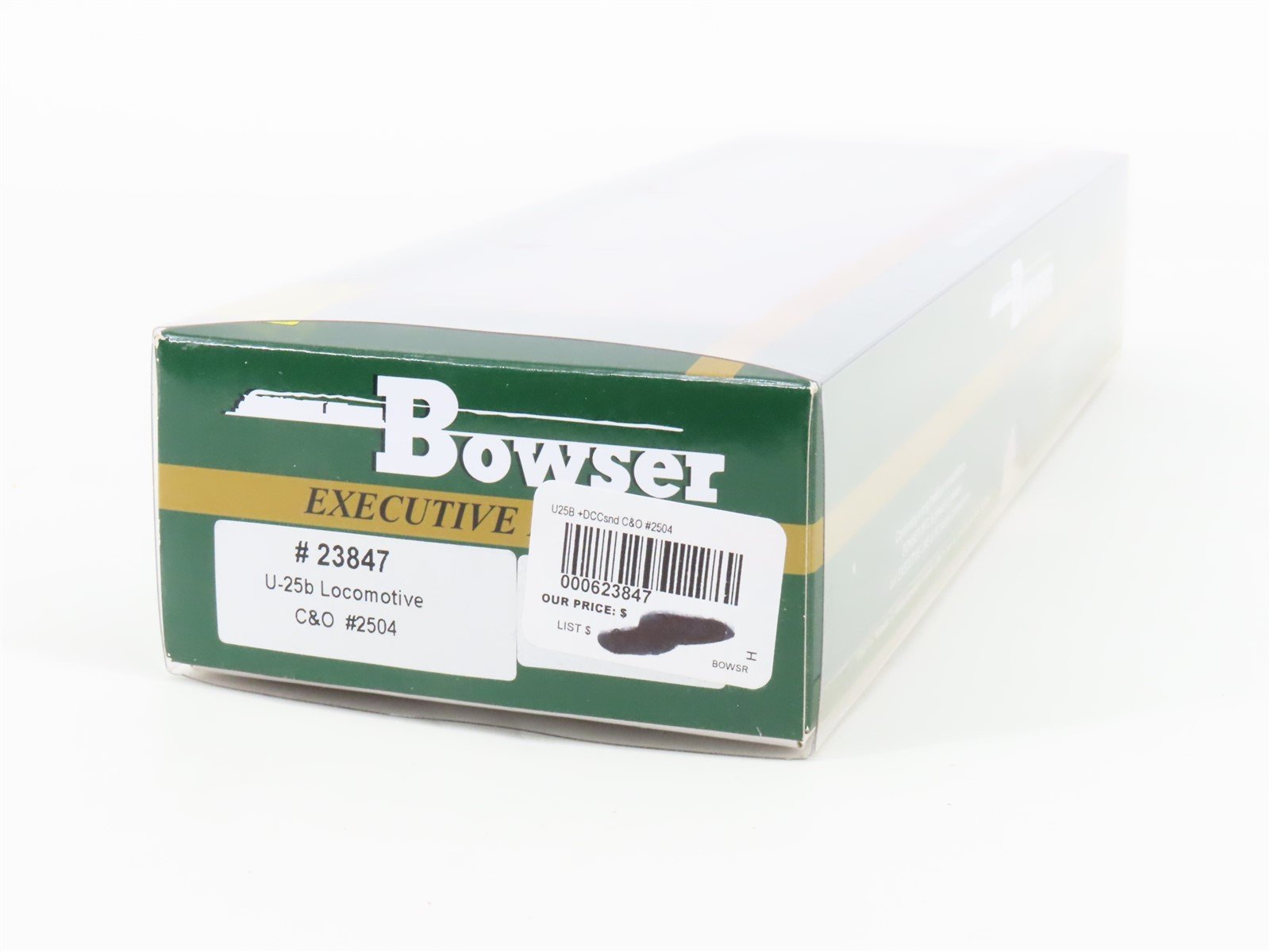 HO Scale Bowser 23847 C&O Chesapeake & Ohio U25B Diesel Loco #2504 wDCC & Sound