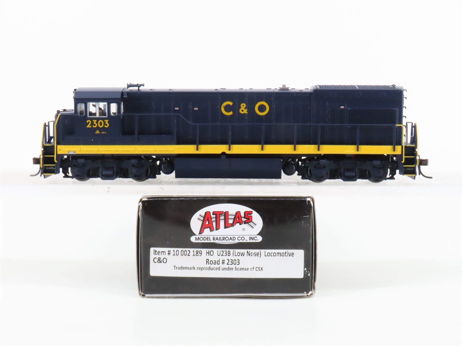 HO Scale Atlas 10002189 C&O Chesapeake & Ohio U23B Diesel #2300 w/ DCC & Sound