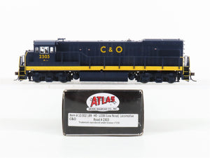 HO Scale Atlas 10002189 C&O Chesapeake & Ohio U23B Diesel #2300 w/ DCC & Sound