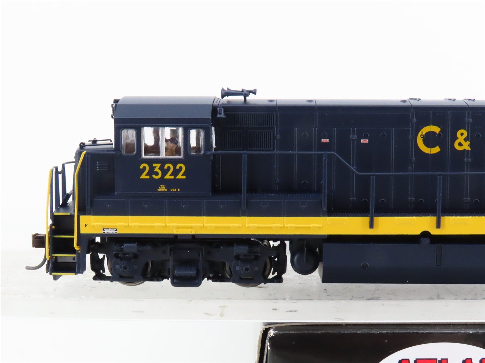 HO Scale Atlas 10002190 C&O Chesapeake & Ohio U23B Diesel #2322 w/ DCC & Sound