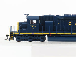HO Scale Broadway Limited BLI 7632 C&O Railway SD40 Diesel #7455 w/ Paragon4