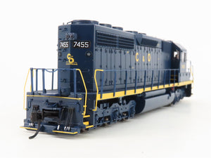 HO Scale Broadway Limited BLI 7632 C&O Railway SD40 Diesel #7455 w/ Paragon4