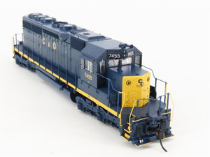 HO Scale Broadway Limited BLI 7632 C&O Railway SD40 Diesel #7455 w/ Paragon4