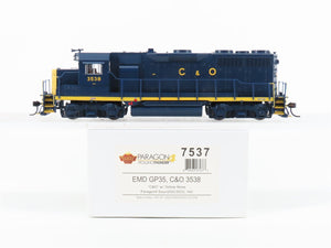 HO Scale Broadway Limited BLI 7537 C&O Railway GP35 Diesel #3538 w/ Paragon4