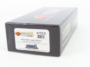 HO Scale Broadway Limited BLI 4722 C&O Railway SW7 Diesel Loco #5231 w/Paragon3