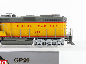 HO Scale Proto 2000 920-41556 UP Railway GP20 Diesel Loco #487 wDCC & Sound