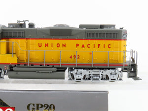HO Scale Proto 2000 920-41557 UP Railway GP20 Diesel Loco #492 wDCC & Sound