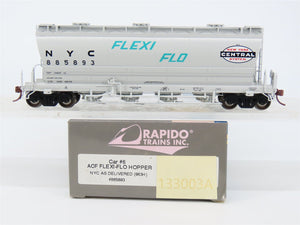 HO Scale Rapido 133003-6 NYC New York Central 4-Bay Flexi-Flo Hopper #885893