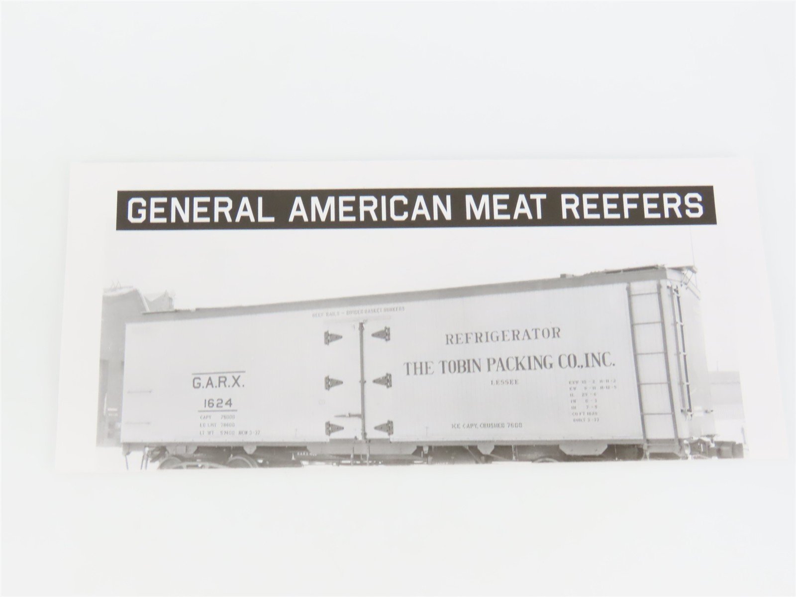 HO Scale Rapido 121060-3 SRLX Swift Refrigerator GARX 37' Meat Reefer #2781
