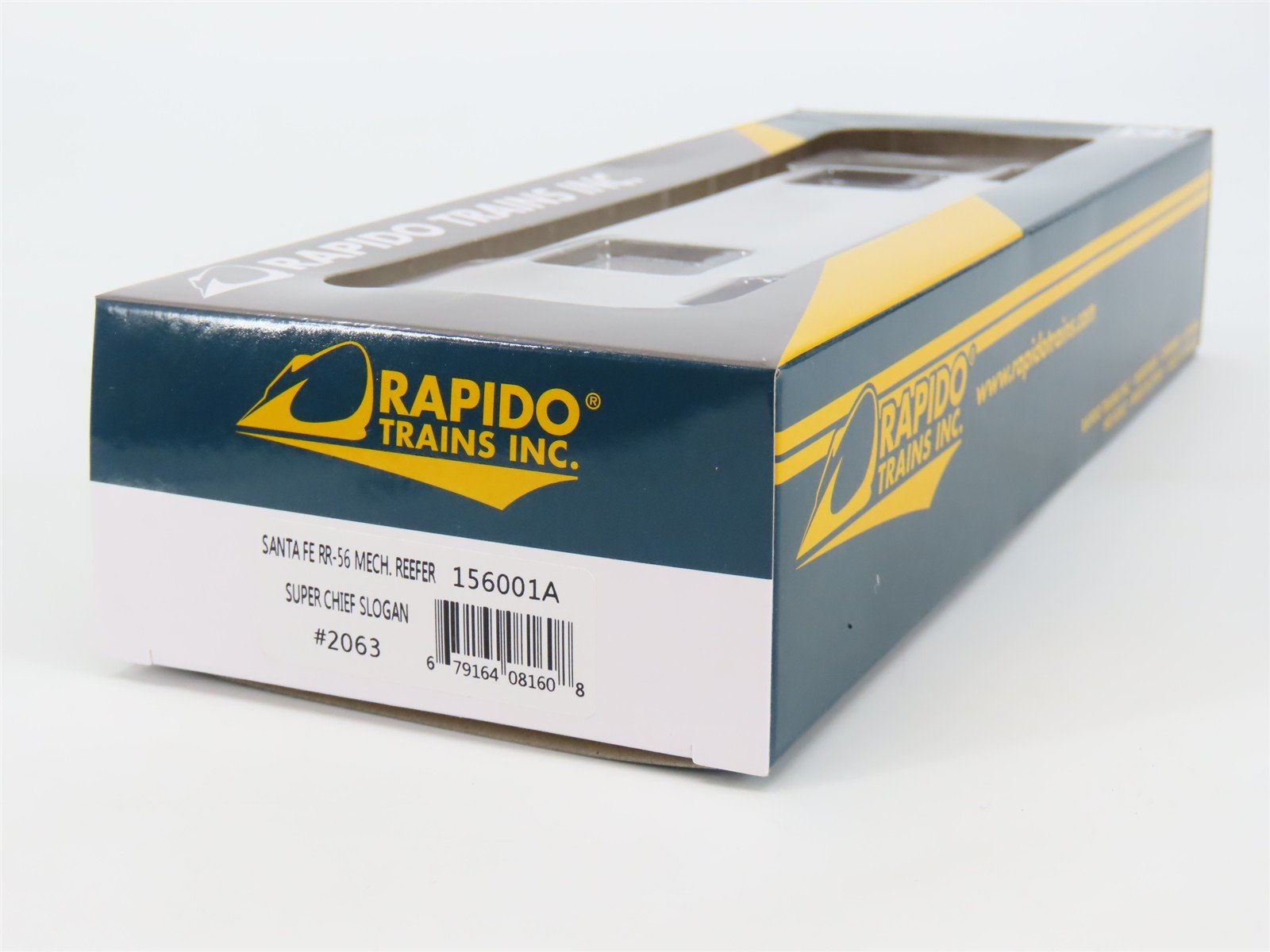 HO Scale Rapido 156001A SFRD Santa Fe Super Chief 56' Mechanical Reefer #2063