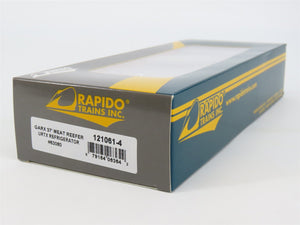 HO Scale Rapido 121061-4 URTX Refrigerator GARX 37' Meat Reefer #63080