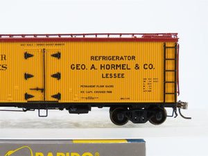 HO Scale Rapido 121055-3 URTX Hormel GARX 37' Meat Reefer #68034