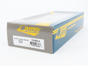 HO Scale Rapido 121062-4 WCLX Wilson & Co. GARX 37' Meat Reefer #9452