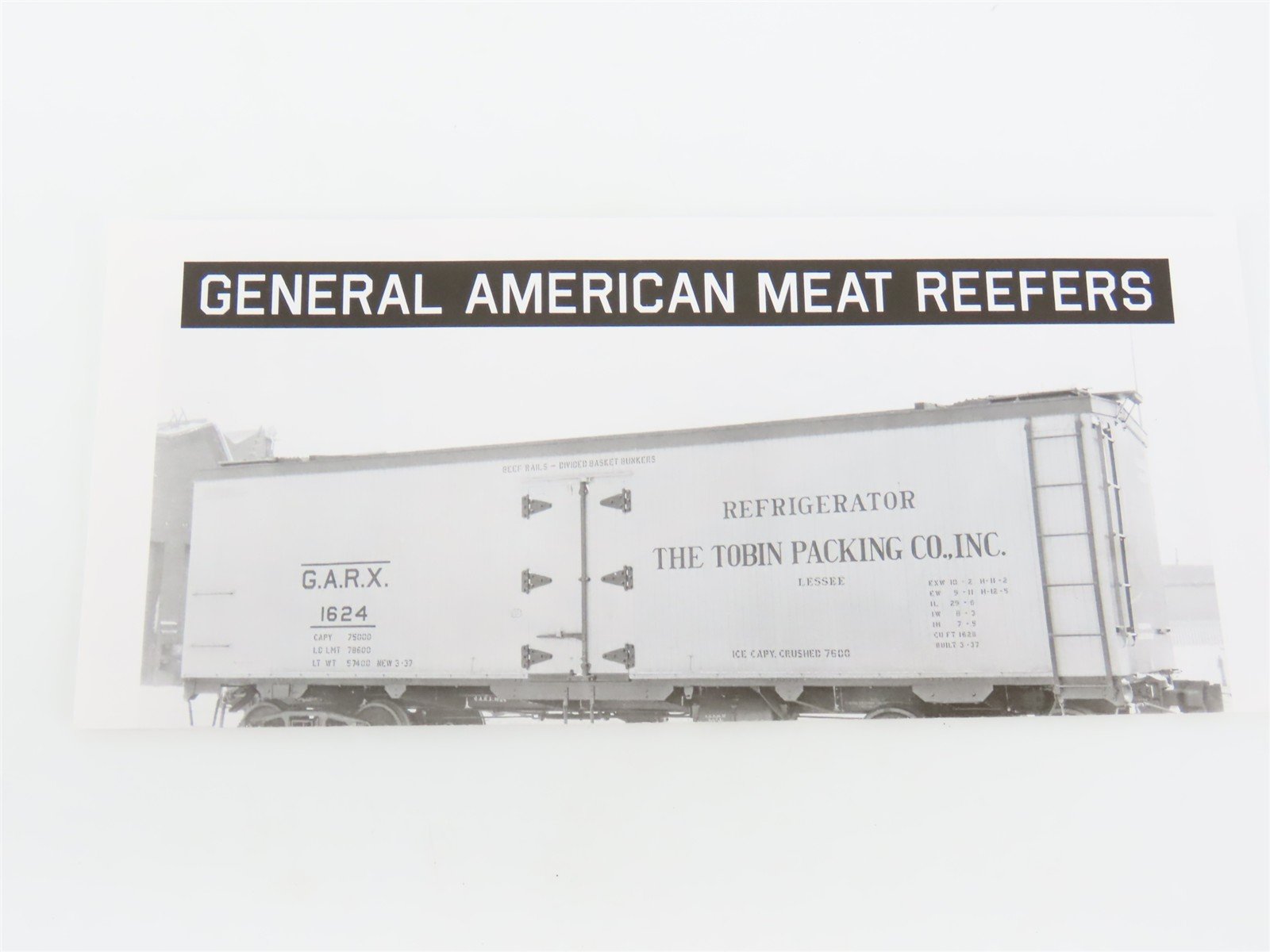 HO Scale Rapido 121060-4 SRLX Swift (Red Block) GARX 37' Meat Reefer #2792