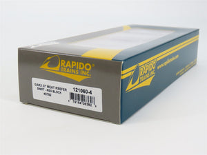 HO Scale Rapido 121060-4 SRLX Swift (Red Block) GARX 37' Meat Reefer #2792