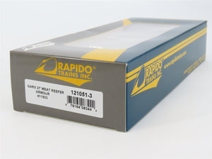 HO Scale Rapido 121051-3 ARLX Armour GARX 37' Meat Reefer #11933