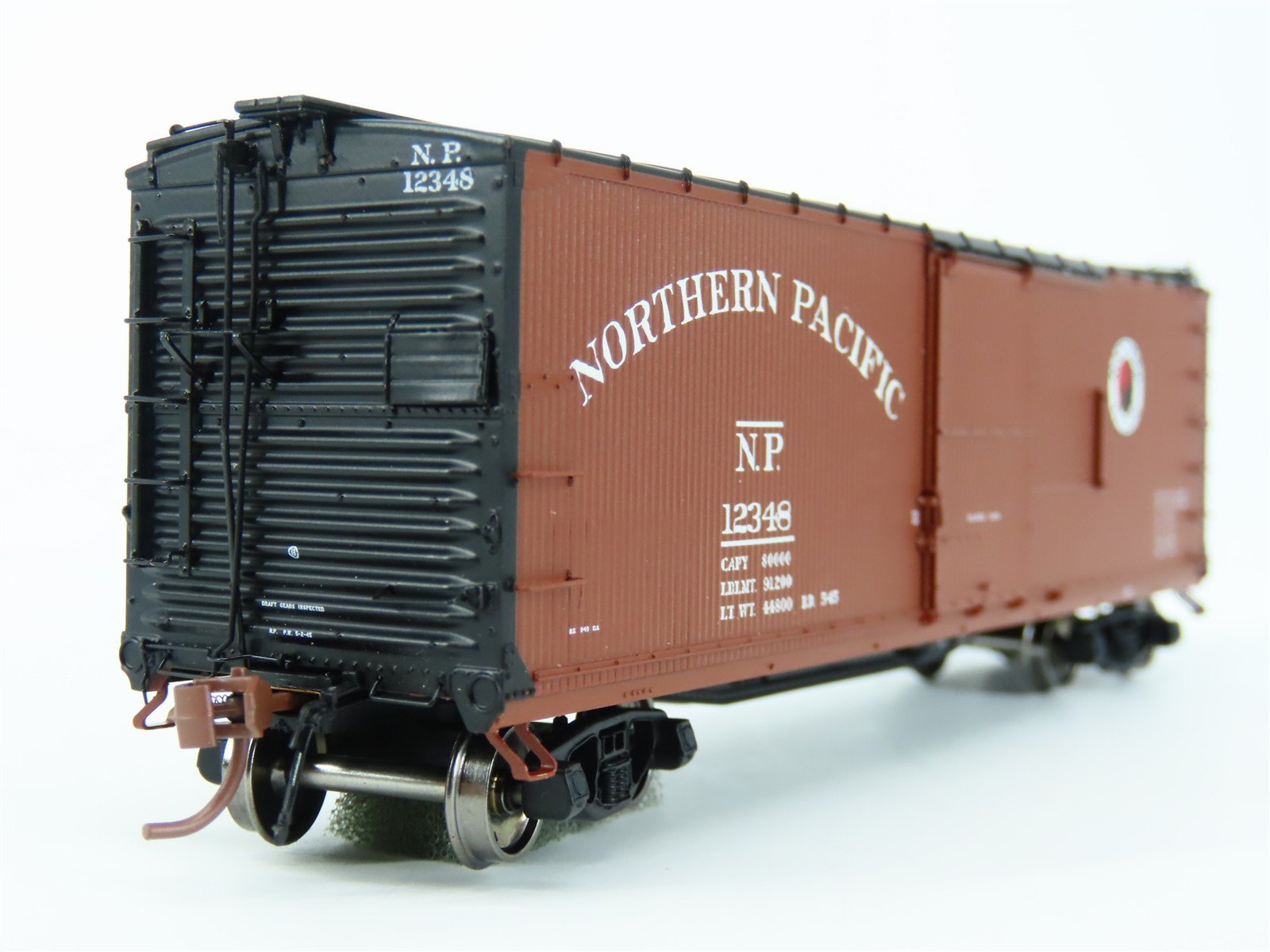 HO Scale Rapido 130017-2 NP Northern Pacific Single Door Box Car #12348