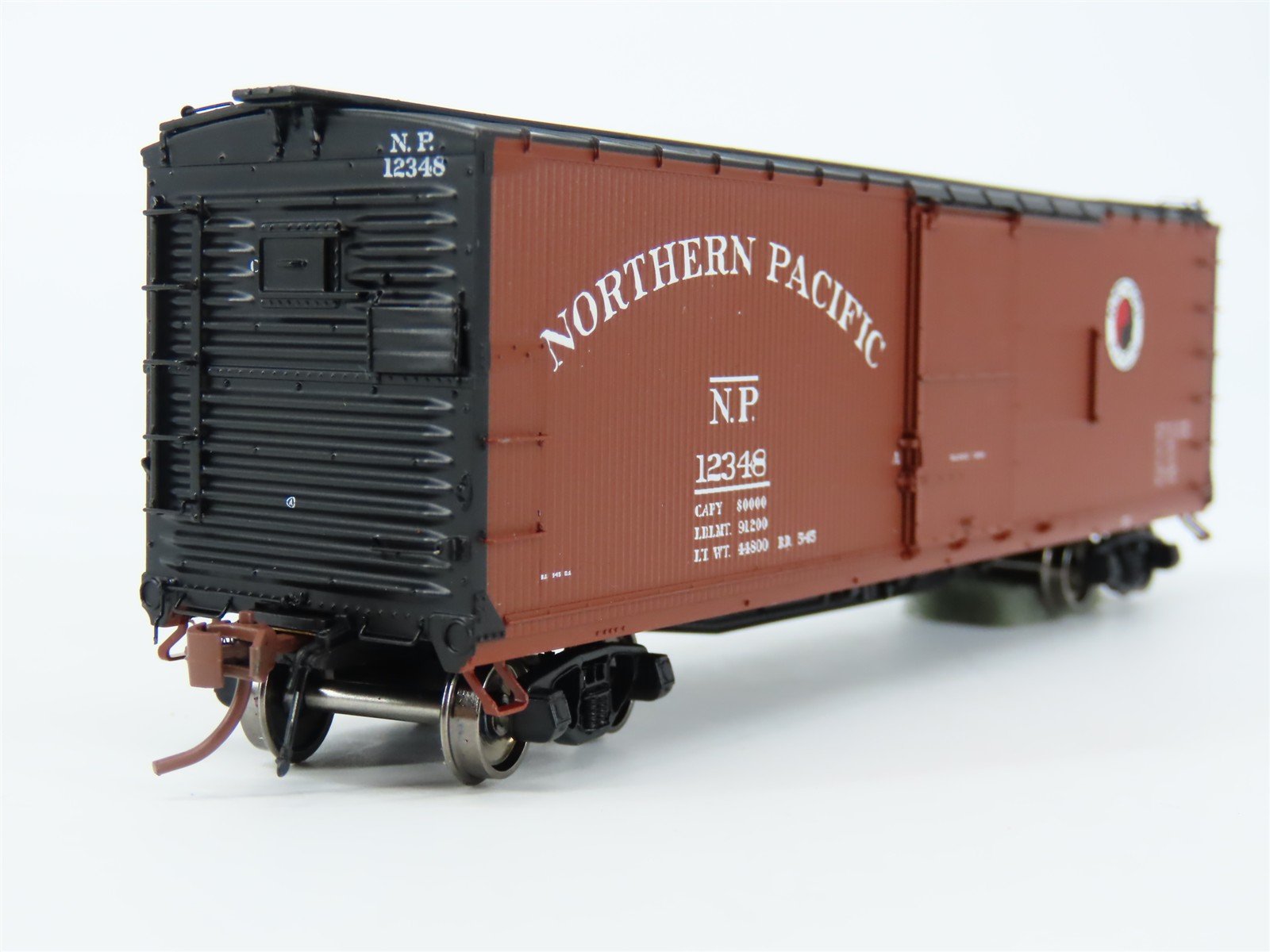 HO Scale Rapido 130017-2 NP Northern Pacific Single Door Box Car #12348