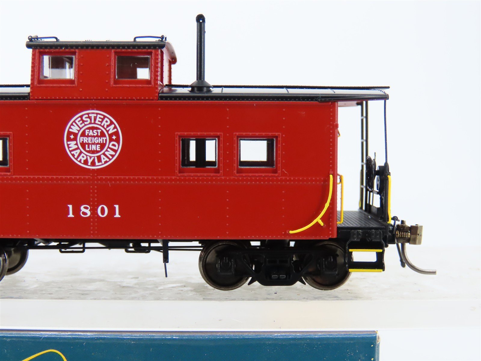 HO Scale Rapido 144022 WM Western Maryland NE-Style Caboose #1801 w/ Lights