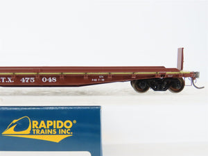 HO Scale Rapido 138008-2 TTX (Early Red Scheme) F30D TOFC Flat Car #457048