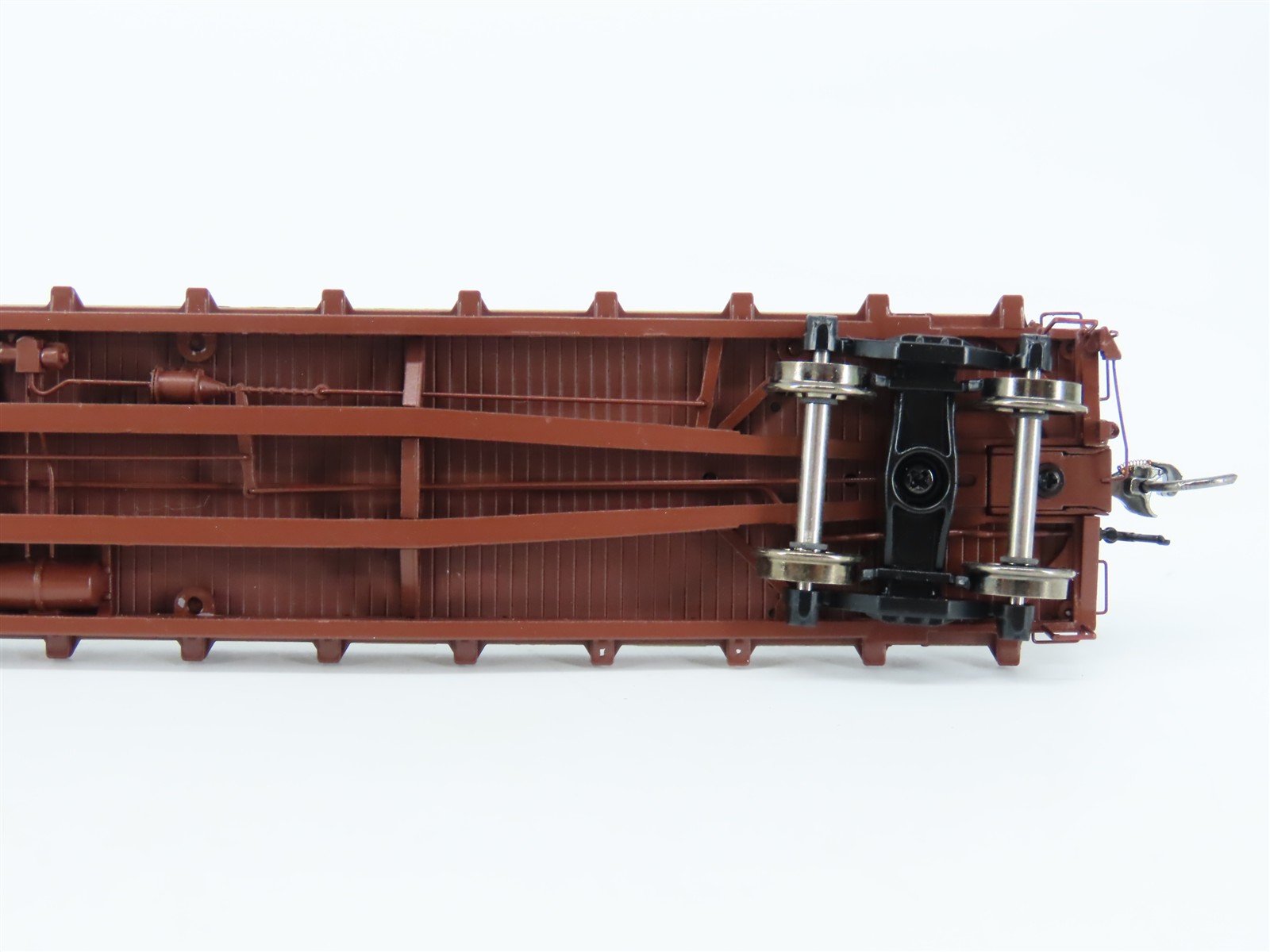 HO Scale Rapido 138008-2 TTX (Early Red Scheme) F30D TOFC Flat Car #457048