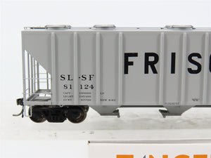 HO Scale Tangent 10522-03 SL-SF Frisco 3-Bay Covered Hopper #81124