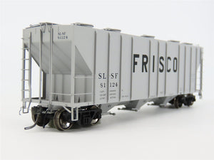 HO Scale Tangent 10522-03 SL-SF Frisco 3-Bay Covered Hopper #81124