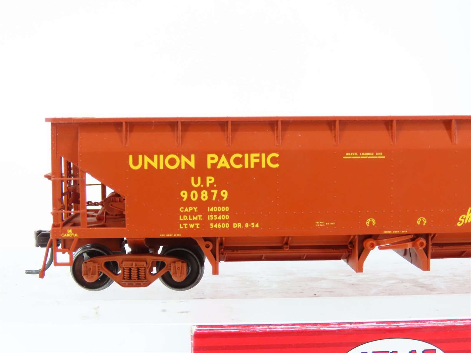 HO Scale Atlas Master Line UPHS-03 UP Union Pacific Hart Ballast Hopper #90879
