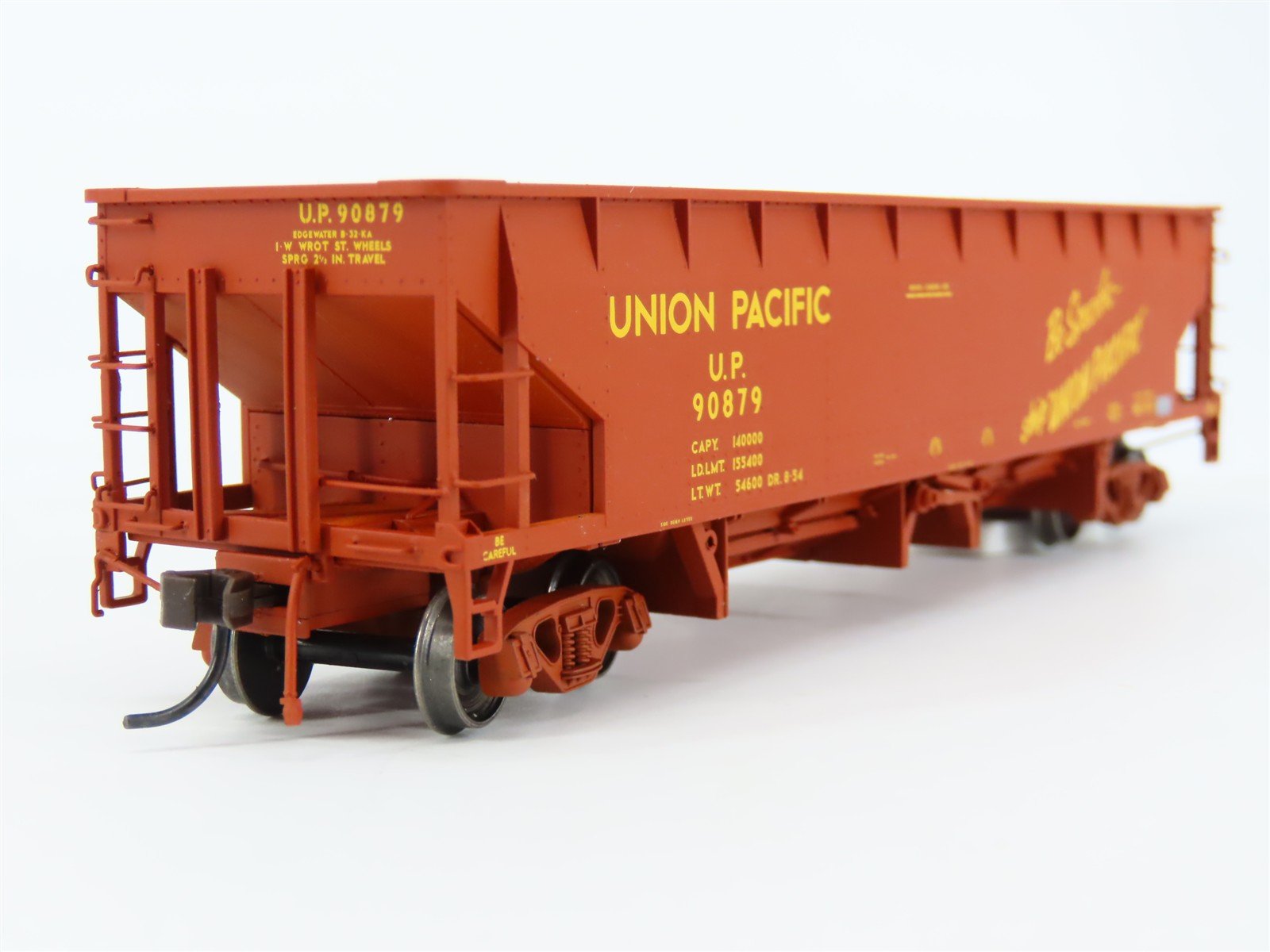 HO Scale Atlas Master Line UPHS-03 UP Union Pacific Hart Ballast Hopper #90879