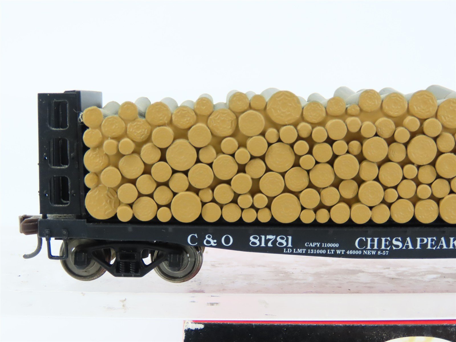 HO Scale Atlas 1603-1 C&O Chesapeake & Ohio GSC Pulpwood Flat Car #81781
