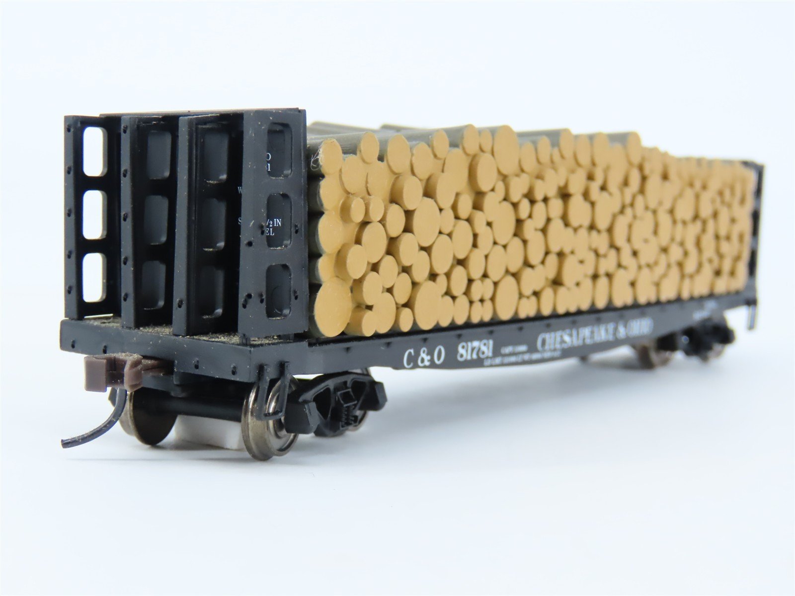 HO Scale Atlas 1603-1 C&O Chesapeake & Ohio GSC Pulpwood Flat Car #81781