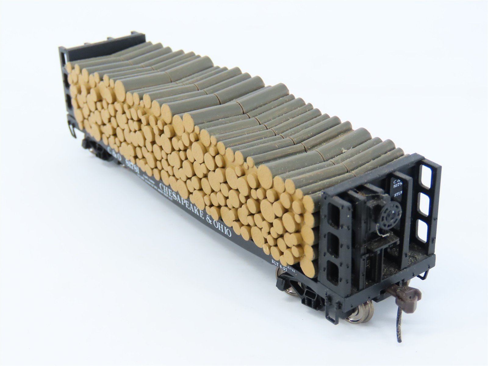 HO Scale Atlas 1603-1 C&O Chesapeake & Ohio GSC Pulpwood Flat Car #81781