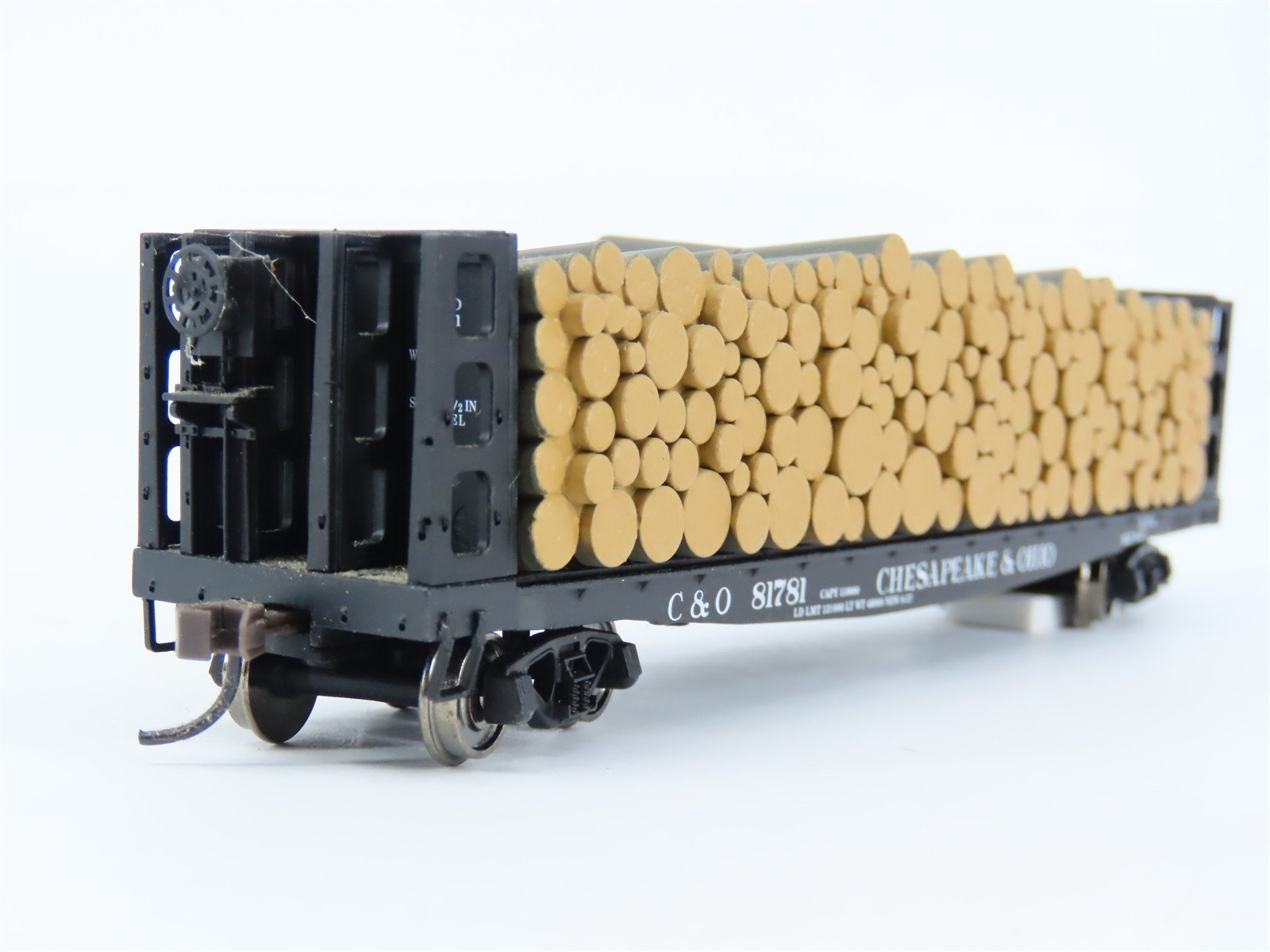 HO Scale Atlas 1603-1 C&O Chesapeake & Ohio GSC Pulpwood Flat Car #81781