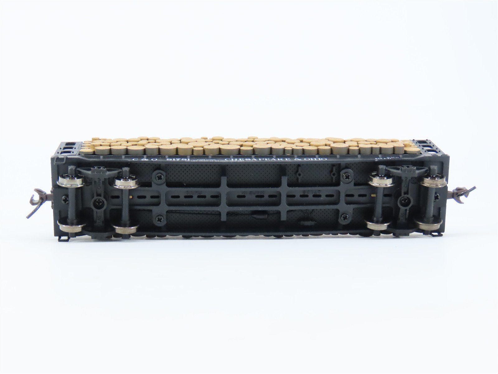 HO Scale Atlas 1603-1 C&O Chesapeake & Ohio GSC Pulpwood Flat Car #81781
