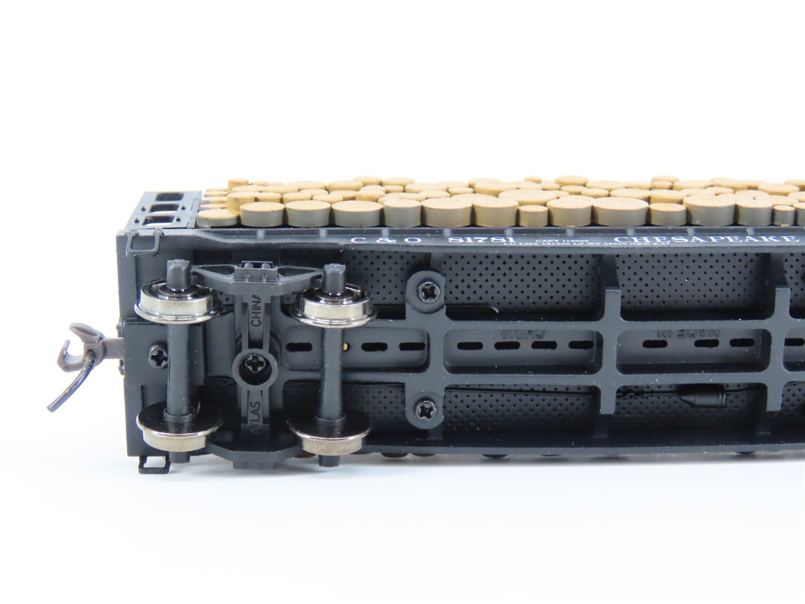HO Scale Atlas 1603-1 C&O Chesapeake & Ohio GSC Pulpwood Flat Car #81781