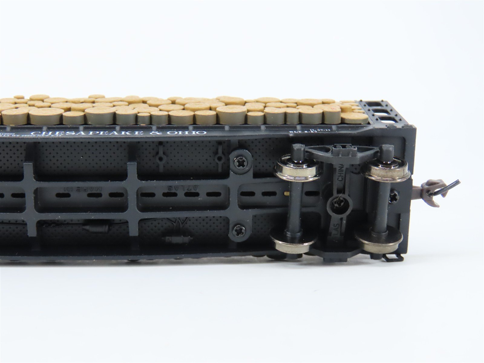 HO Scale Atlas 1603-1 C&O Chesapeake & Ohio GSC Pulpwood Flat Car #81781